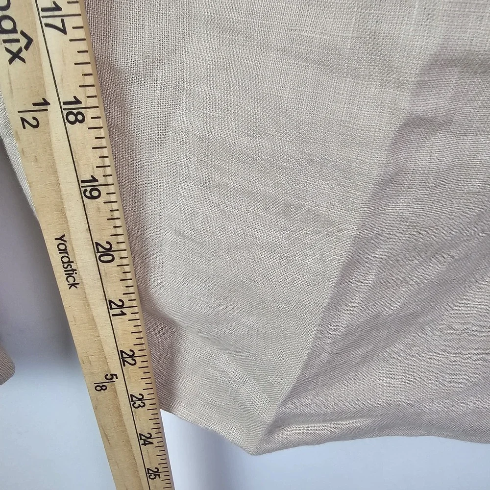 Quince Womens 100% European Flax Linen Wide Leg Pants 25